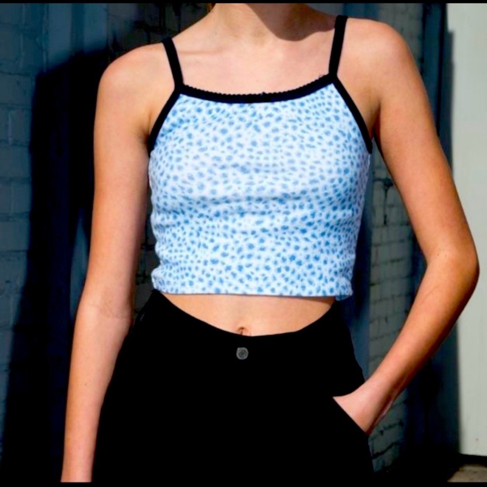 Blue Cheetah Belle Tank- Brandy Melville